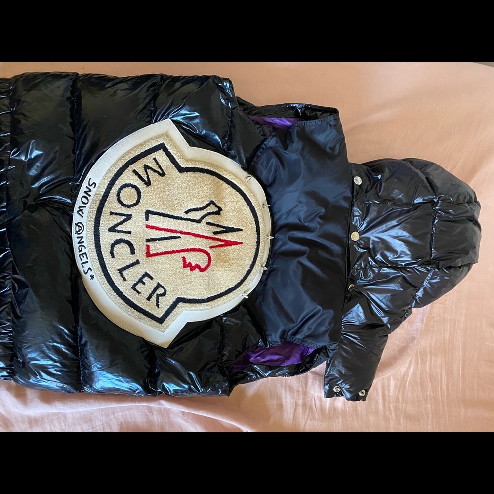BLACK MONCLER VEST (L)